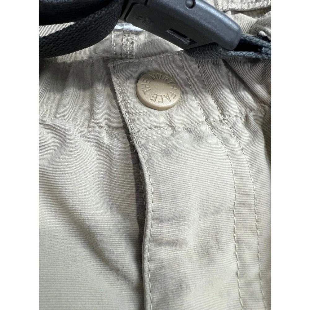 The‎ North Face Cargo Shorts Mens Large Tan Belted Hiking Outdoor Gorpcore E7